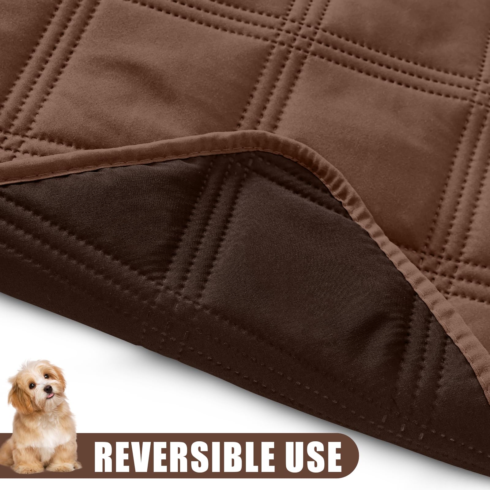 Protection canapé Smiry tissu anti-fuite et quilté pour le confort