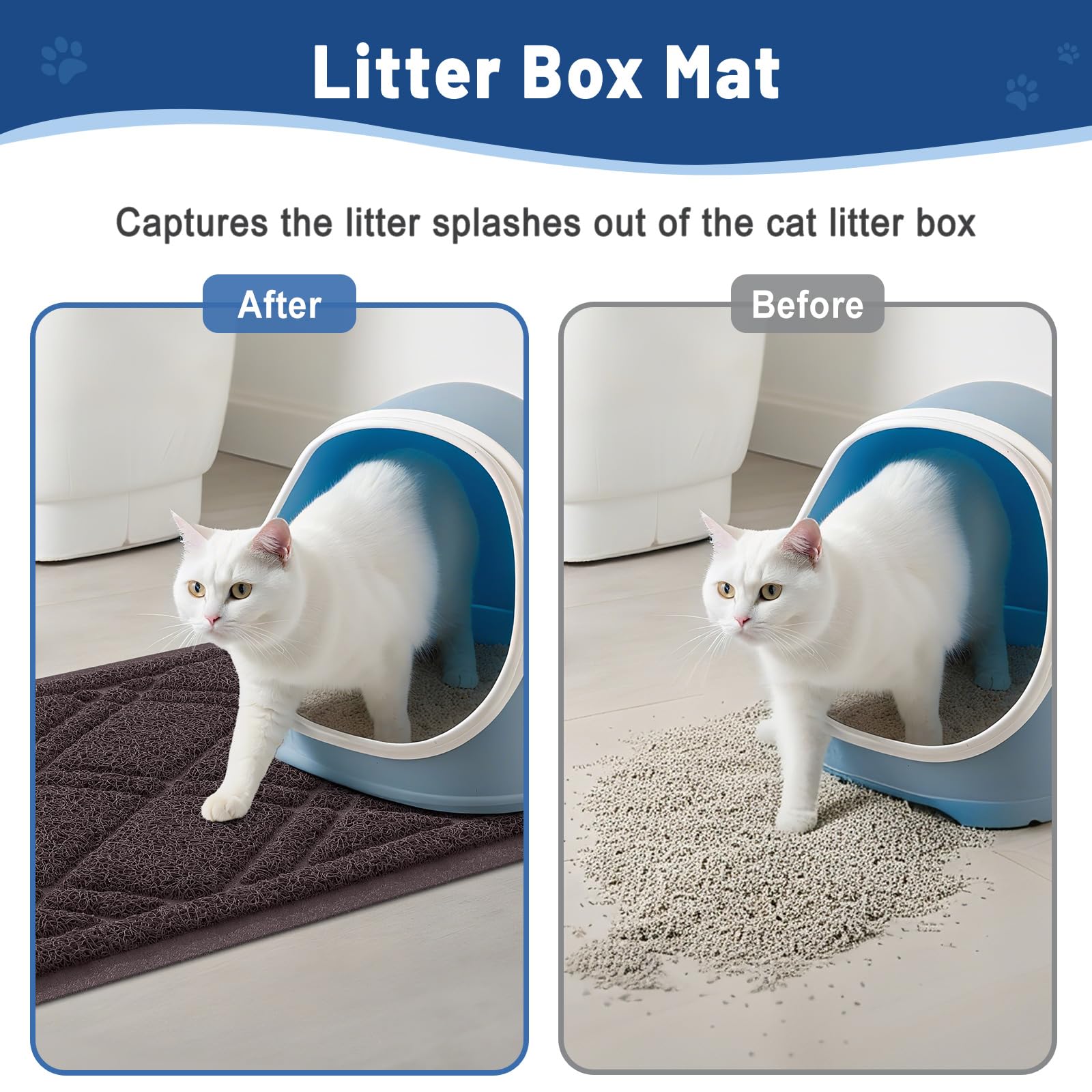 Confort Doux pour les pattes du chat sur le tapis Smiry.