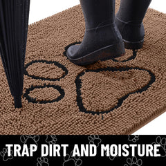 Tapis Smiry entrée absorbant poussière et humidité pour sols propres.