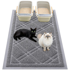 Smiry tapis-litiere anti-glisse 47x32: stabilité et propreté du sol.