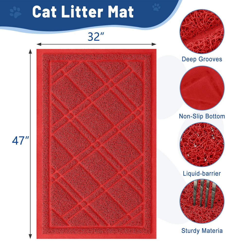 Tapis-litière Smiry nettoyage facile pour entretien rapide.