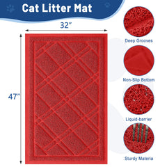 Tapis-litière Smiry nettoyage facile pour entretien rapide.