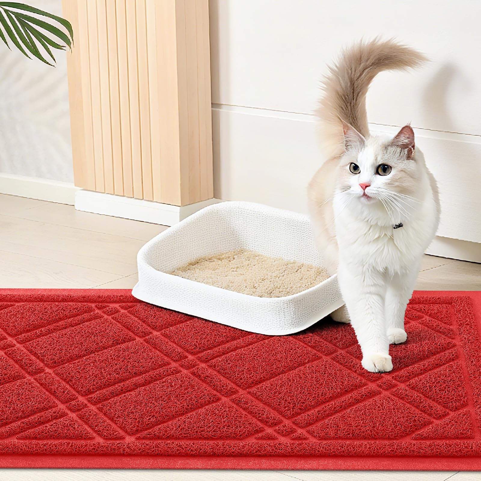 Tapis-litière Smiry nettoyage rapide après usage.