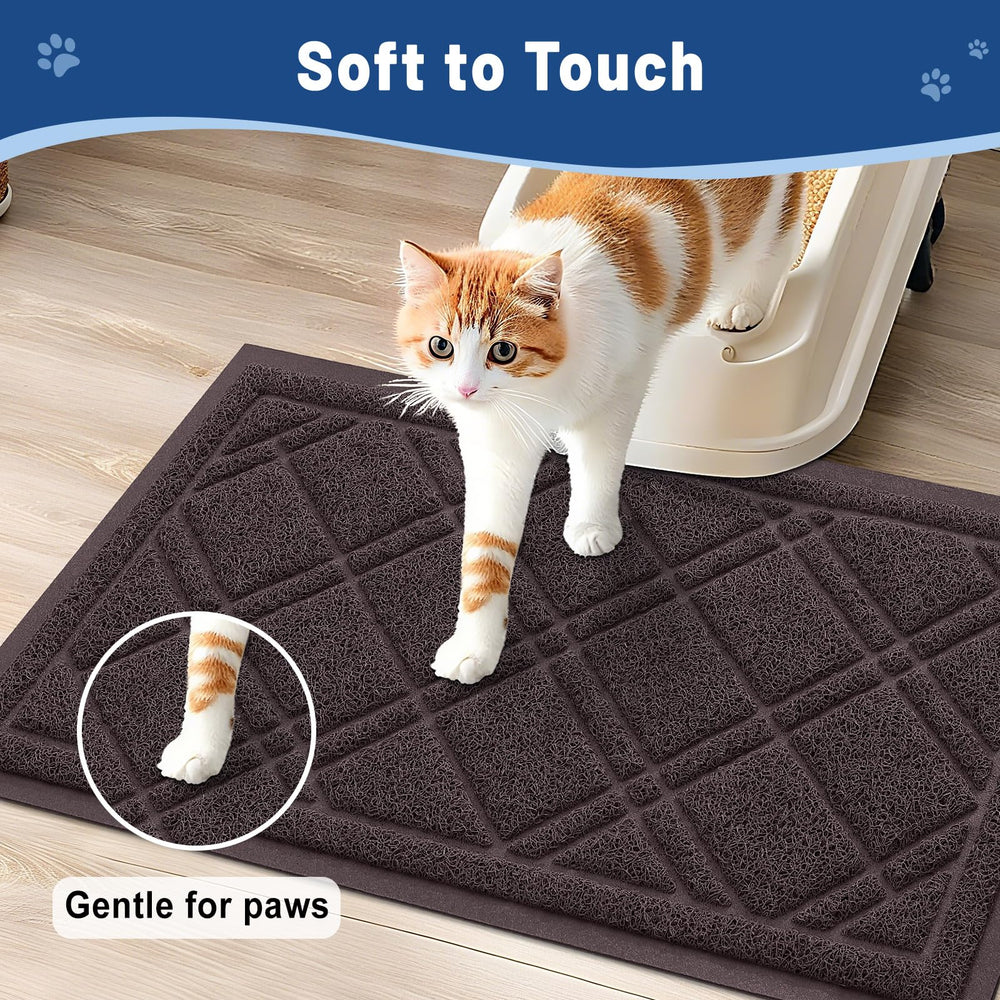 Nettoyage facile du tapis Smiry avec aspirateur ou lingette humide.