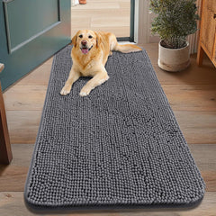 Smiry Tapis porte-chien 48x30 absorbant l’humidité à l’entrée.