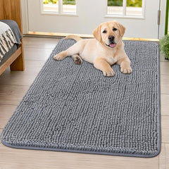 Smiry tapis porte-chiens-pattes-salees, absorption efficace pour entrée propre.