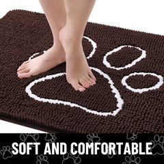 Tapis Smiry : lavage en machine et séchage rapide.