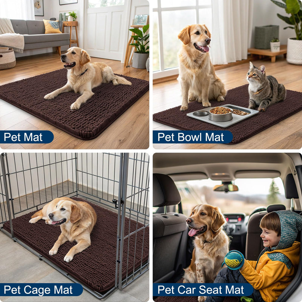 Smiry Tapis porte facile à nettoyer en machine