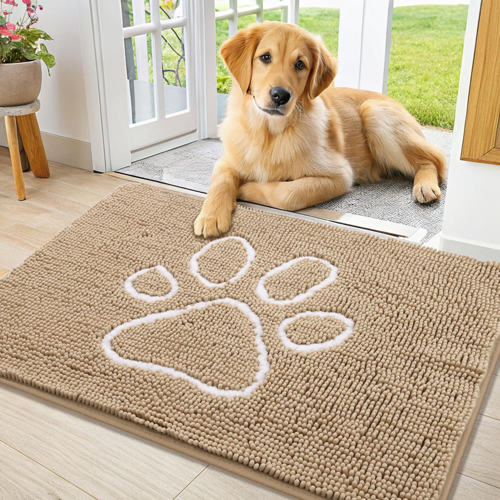 Smiry tapis porte pattes boue: absorbe l'humidité et garde l'entrée propre.
