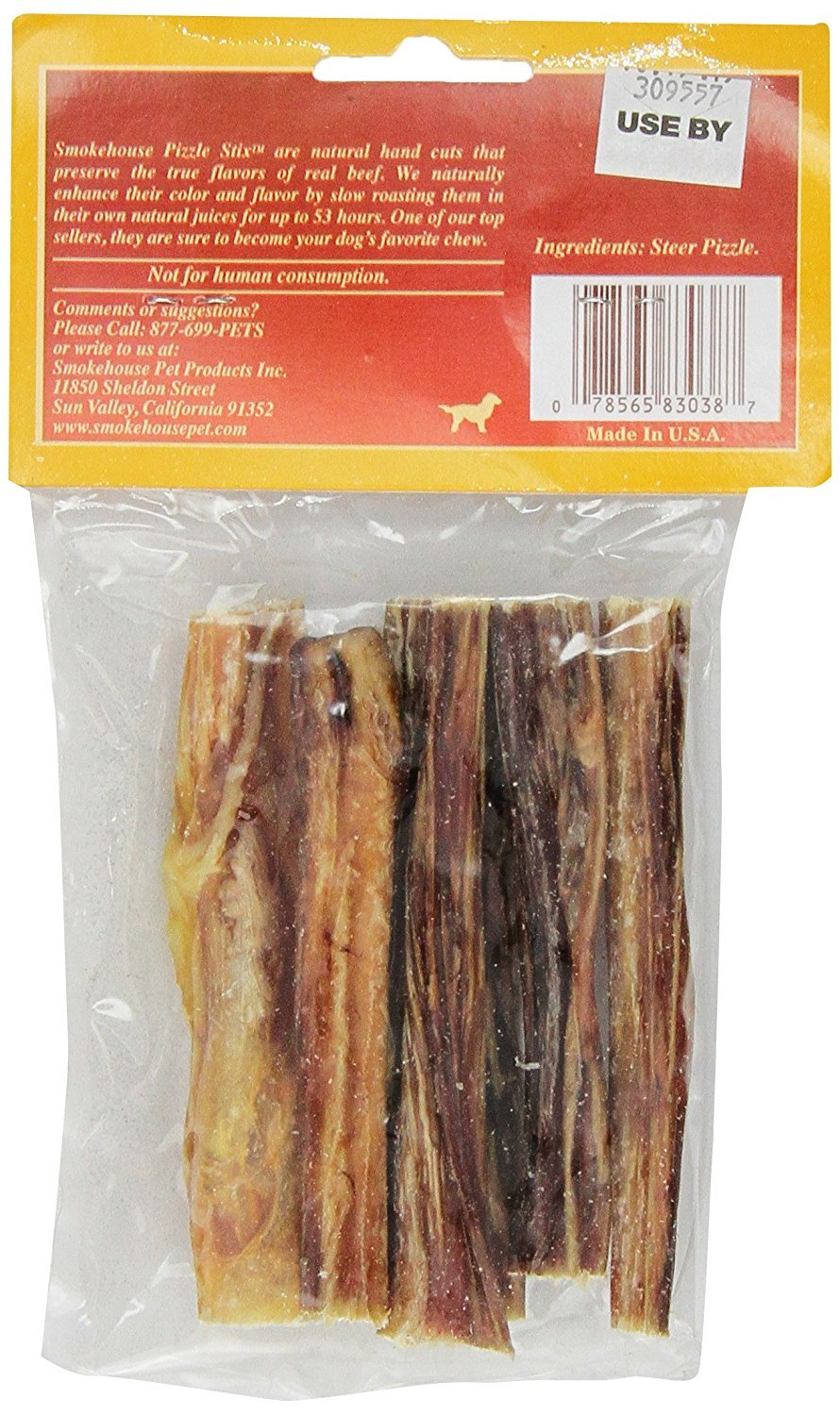 Smokehouse Boeuf Pizzle, dentition saine grâce à la mastication régulière.