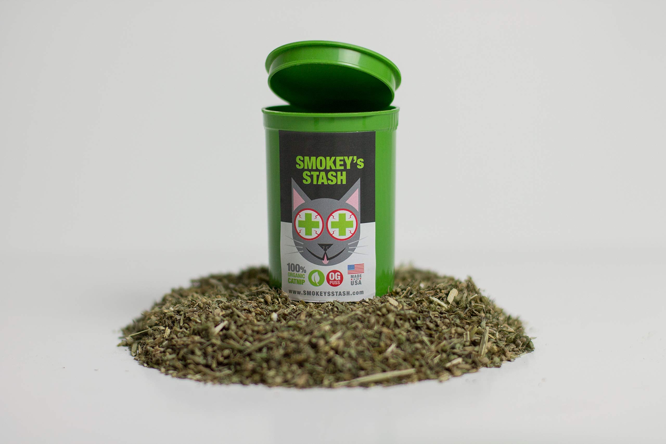 Smokey's Stash duo catnip pour chats et chatons.