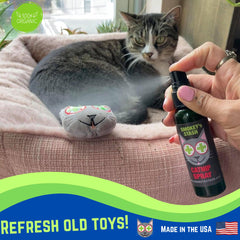 Smokey's Stash herbe à chat bio séchée, arôme naturel et stimulant.
