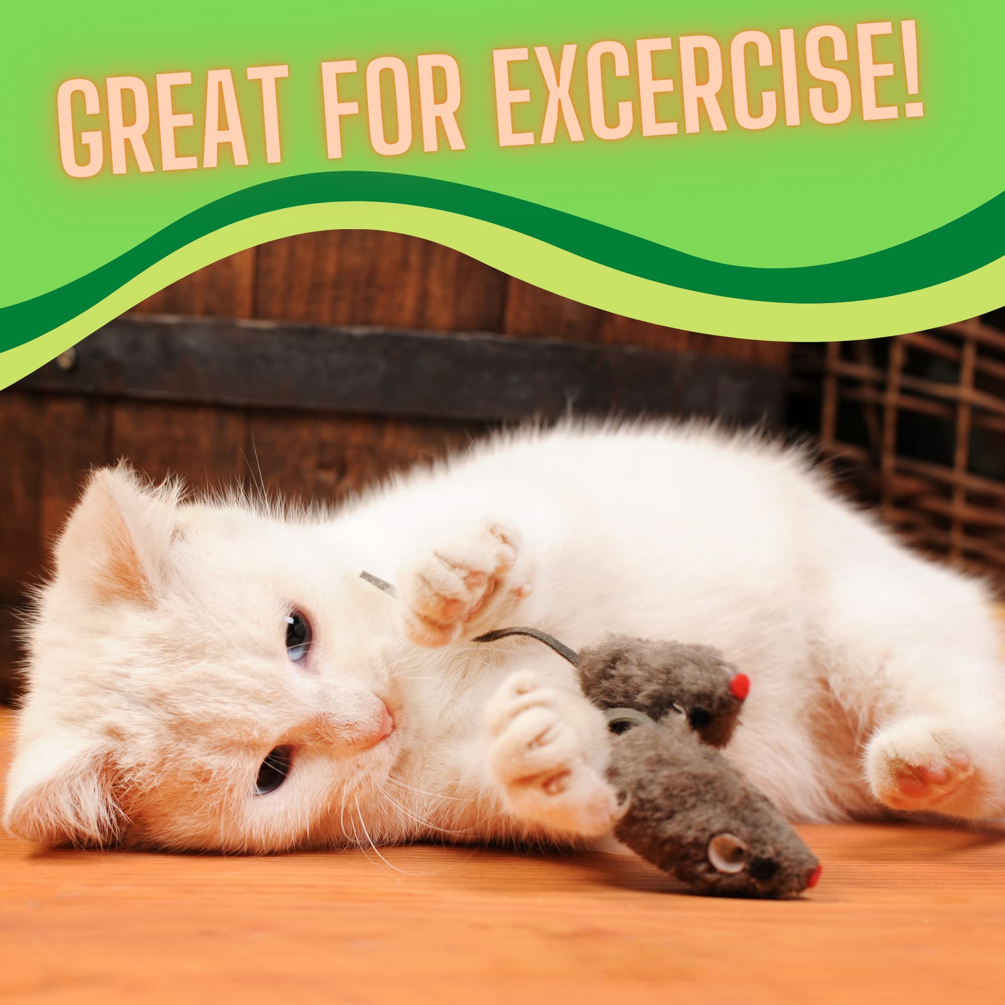 Souris Smokey's Stash, sensations réalistes pour chats et chatons lors du jeu