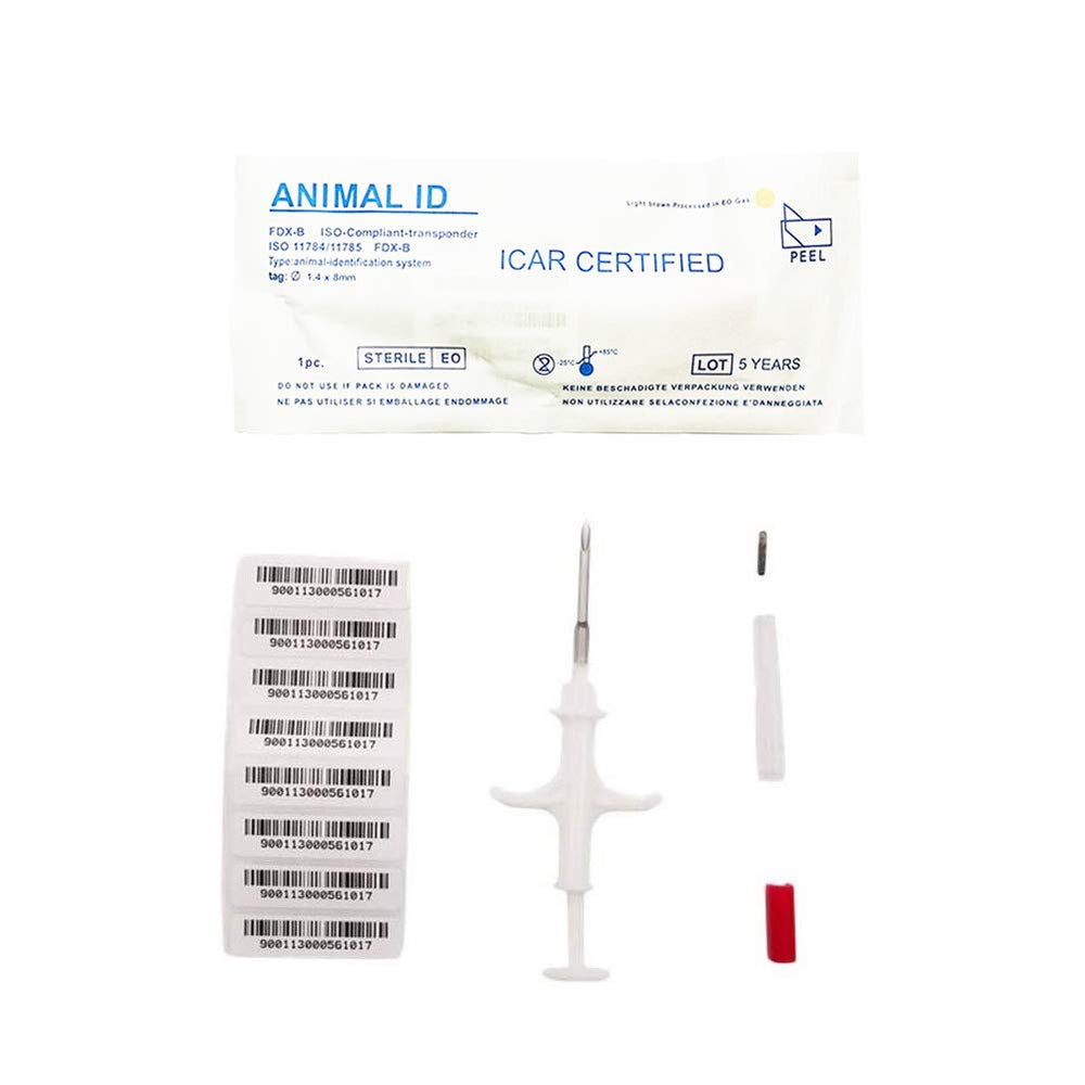 Format FDX-B ISO11784/11785: compatible pour l'identification animale.