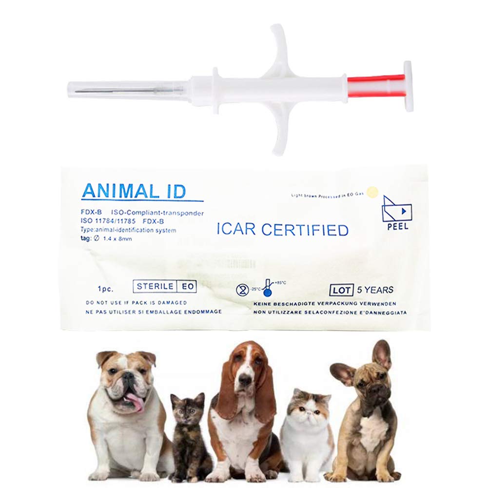 Puce Smoostart ISO11784-15 bits pour identification universelle des chiens et chats.
