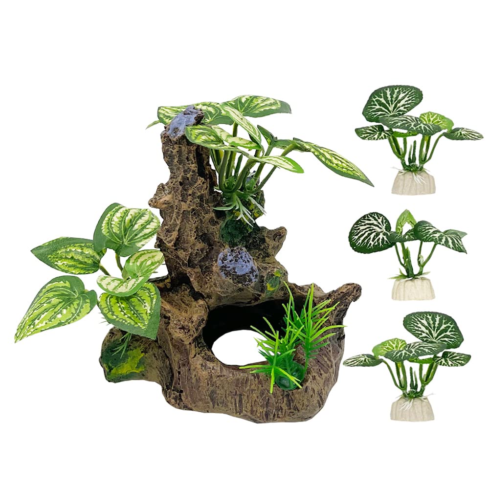 Smoothedo-Pets caverne Betta dans l'aquarium, décor sûr et attrayant.