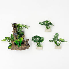 Smoothedo-Pets caverne dans l'aquarium, intégration harmonieuse au décor.