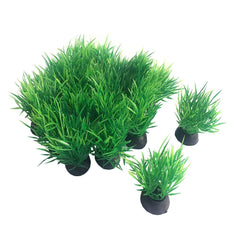 Smoothedo-Pets plante artificielle aquarium vert mini, aspect naturel et entretien facile.