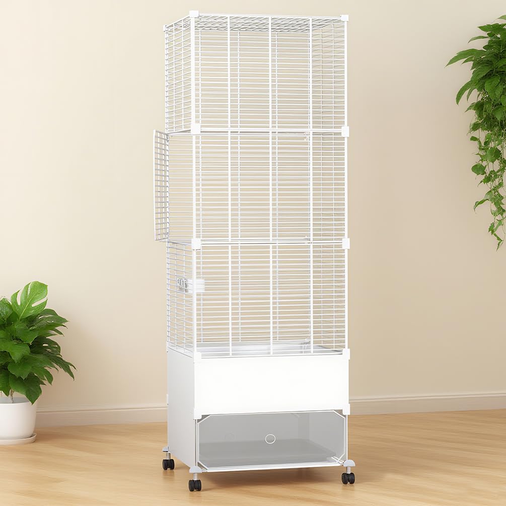 SNAAT cage d'oiseaux perches jouets balançoires, stimulation et divertissement.