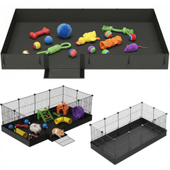 Liner SNAAT pour cage cochon-d-inde – vue extérieure et montage pratique