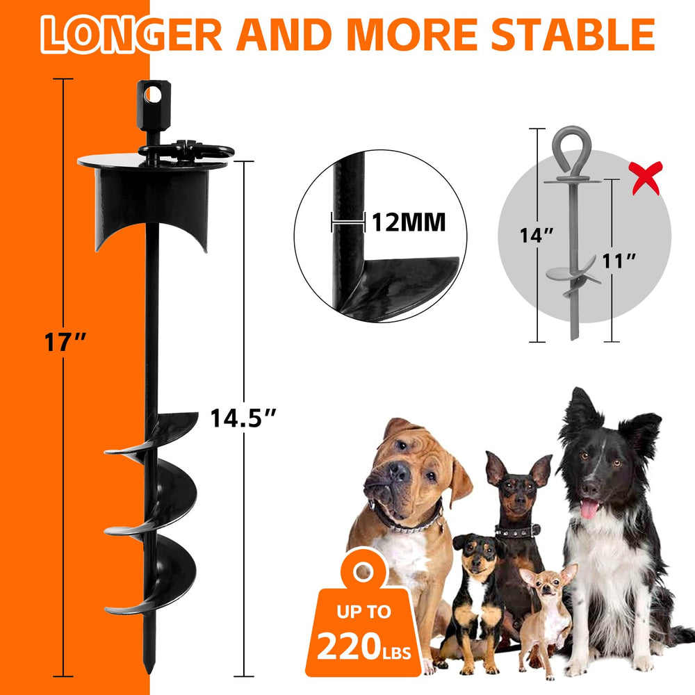 Snagle Paw ancre fiable dans sol varié pour camping et espaces extérieurs.