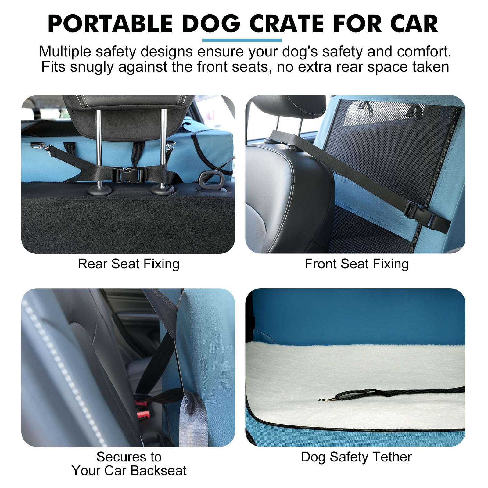 Snagle Paw cage de voyage porte frontale et fenêtres latérales pratiques.