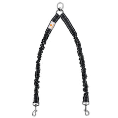 Laisse Snagle Paw double chien avec connecteur double 360° pour contrôle sans effort de deux chiens.