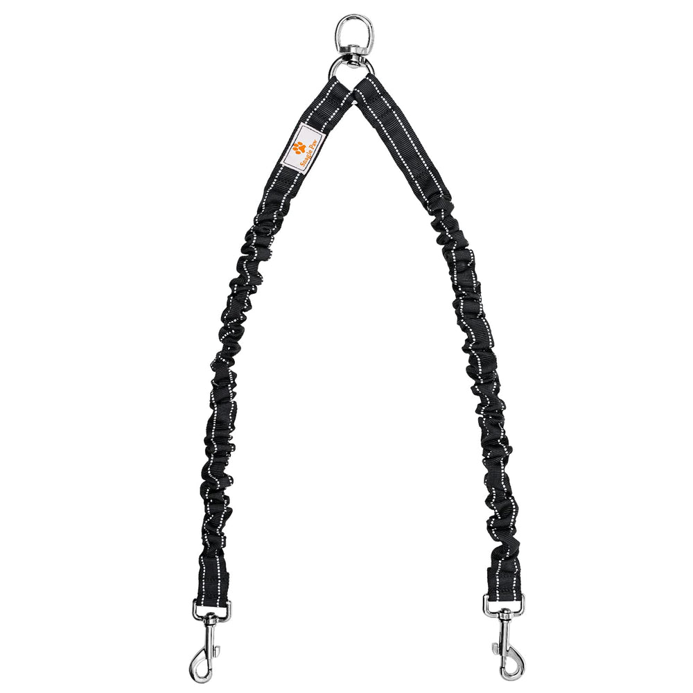 Snagle Paw, image lien-double-coupler anti-enchevetrement, facilite promenade sans torsion