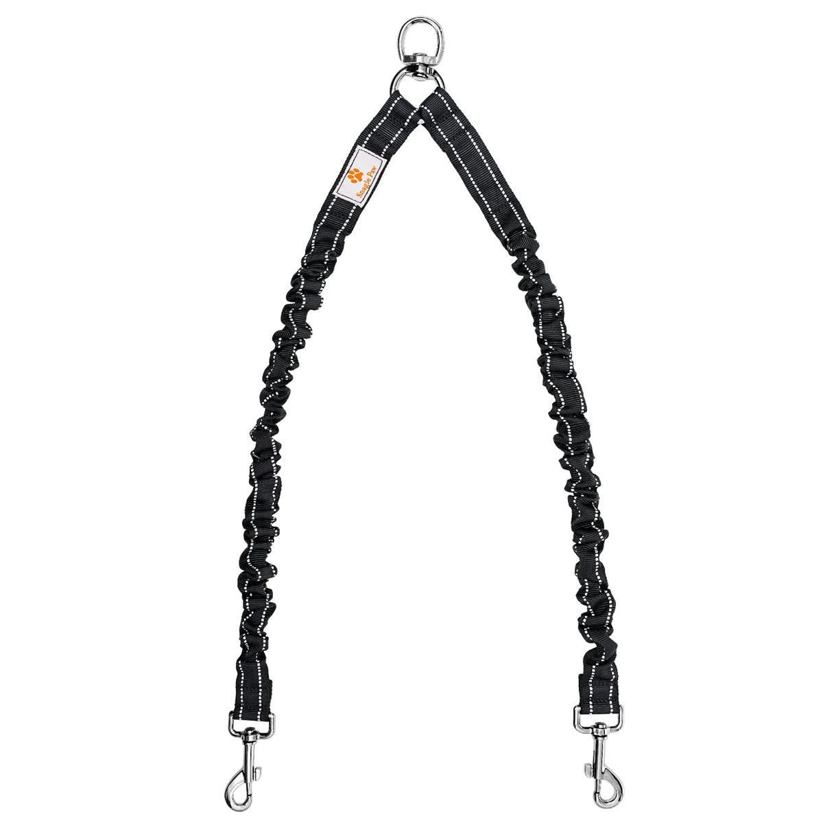 Snagle Paw, image lien-double-coupler anti-enchevetrement, facilite promenade sans torsion