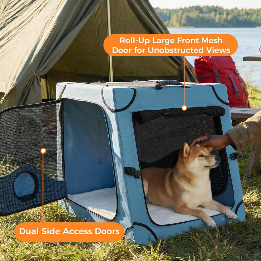 Matelas amovible et lavable Snagle Paw, nettoyage simplifié après voyage.