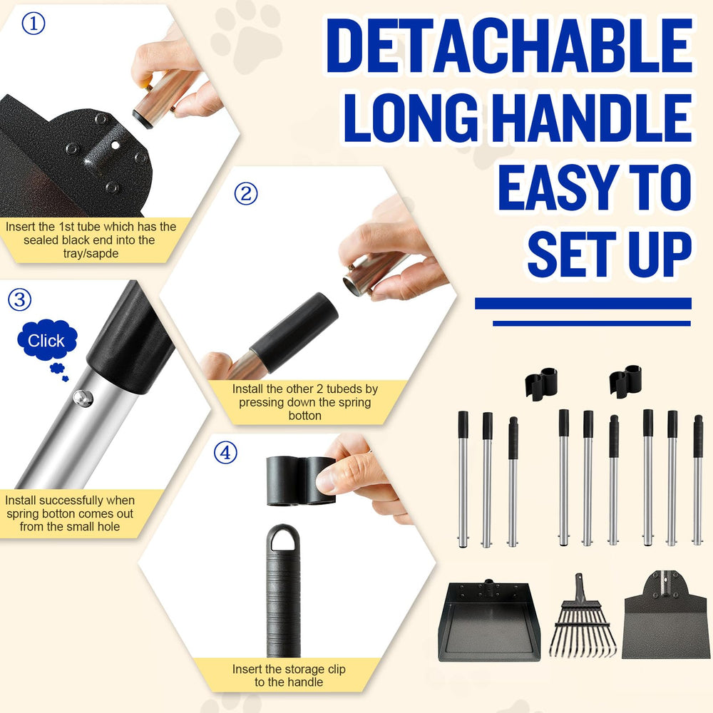 Snagle Paw râteau aluminium idéal pour pelouse et cour.