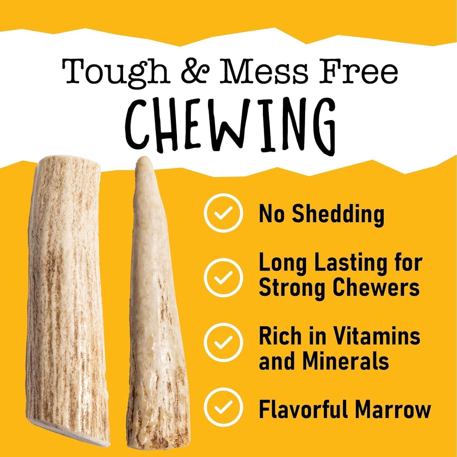 Snatchers moelle elan pour chien, saveur naturelle et richesse nutritive.