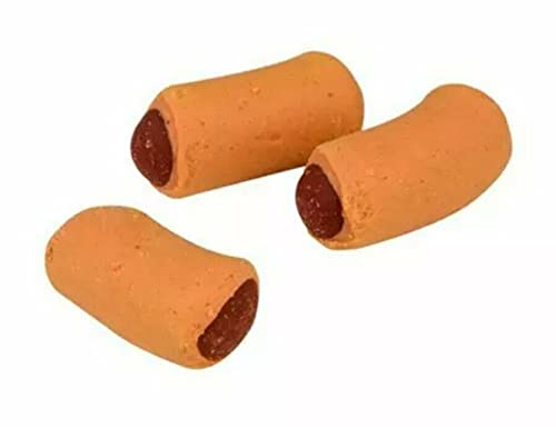 Texture moelleuse des friandises Snausages bœuf et fromage.