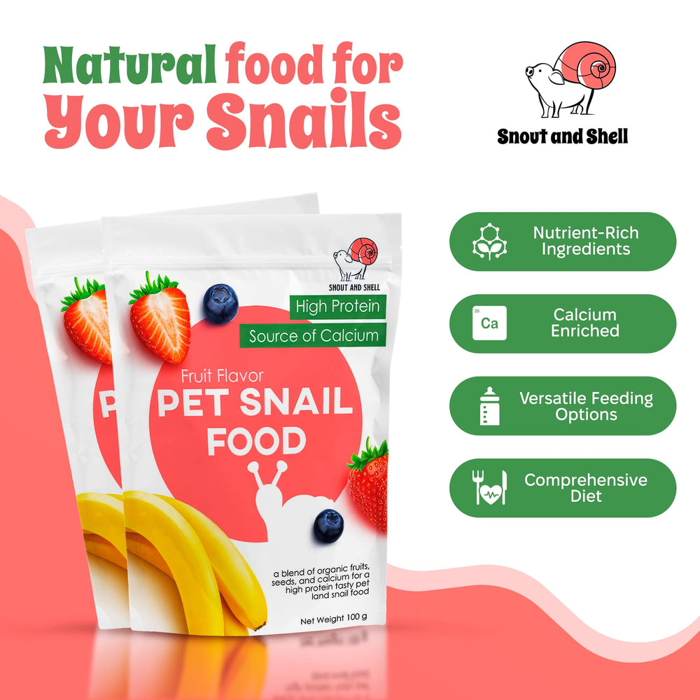 Snout and Shell – parfum fruité naturel et poudre facile à mélanger avec des légumes.