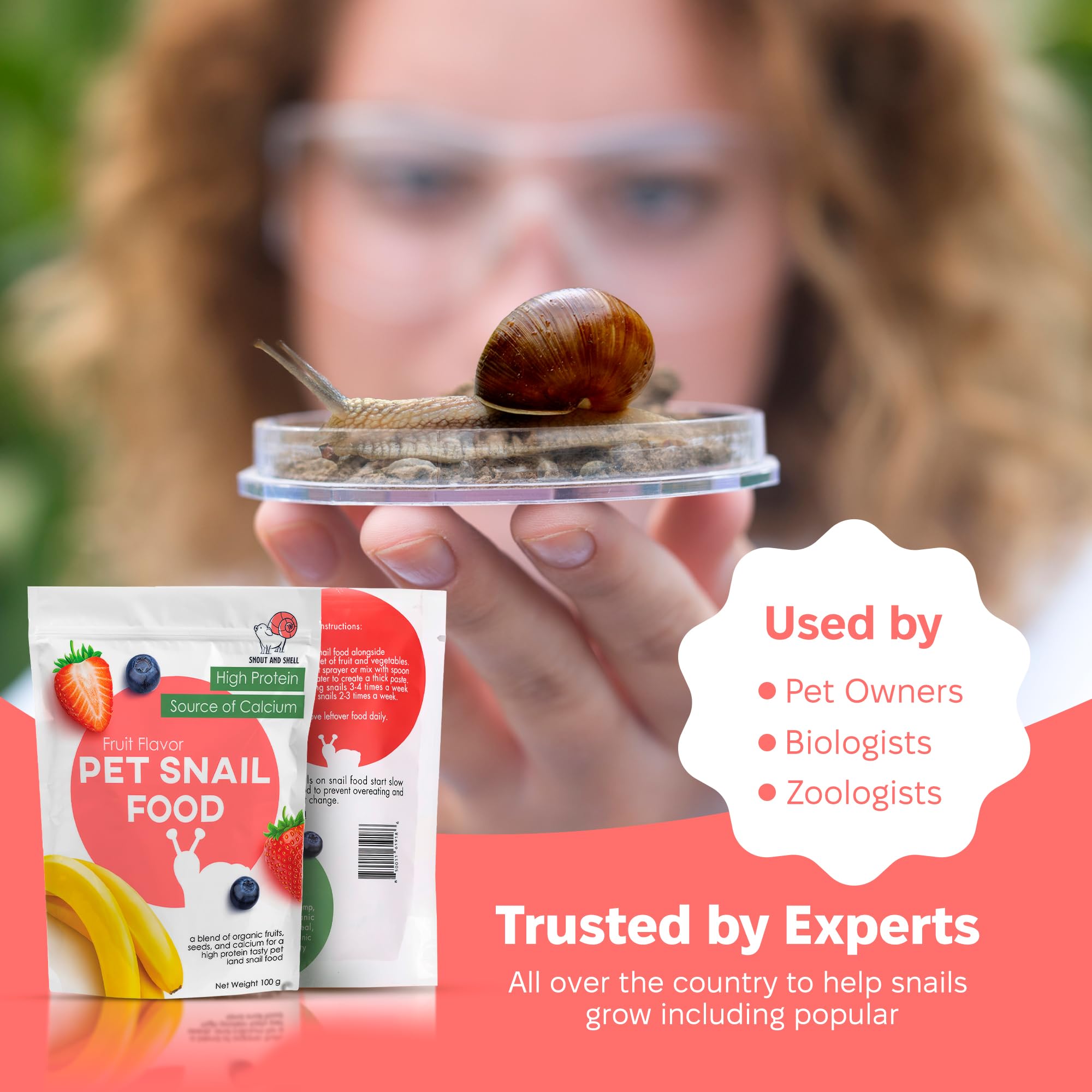Snout and Shell – sans additifs et sans OGM, allié sain pour le terrarium.