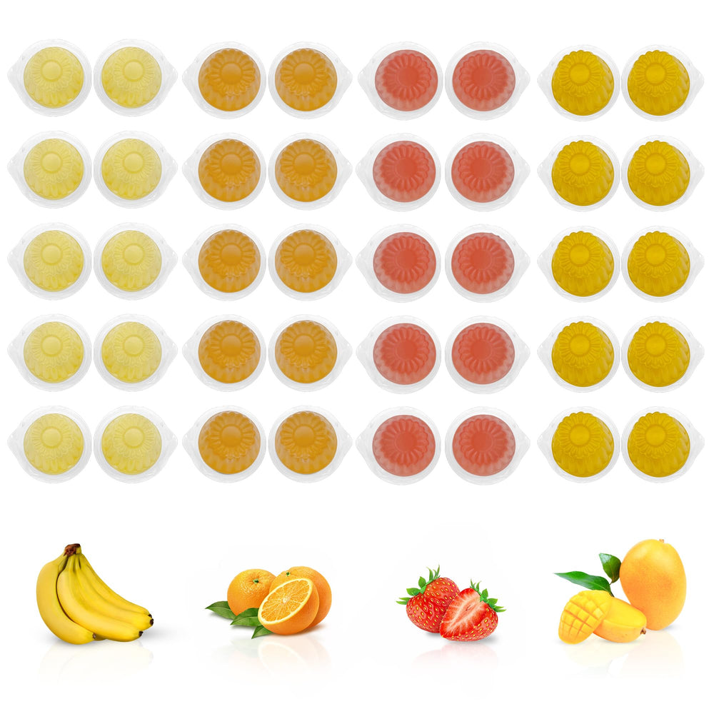 Snout and Shell Jelly Pods variété fruits — hydratation naturelle pour petits animaux.