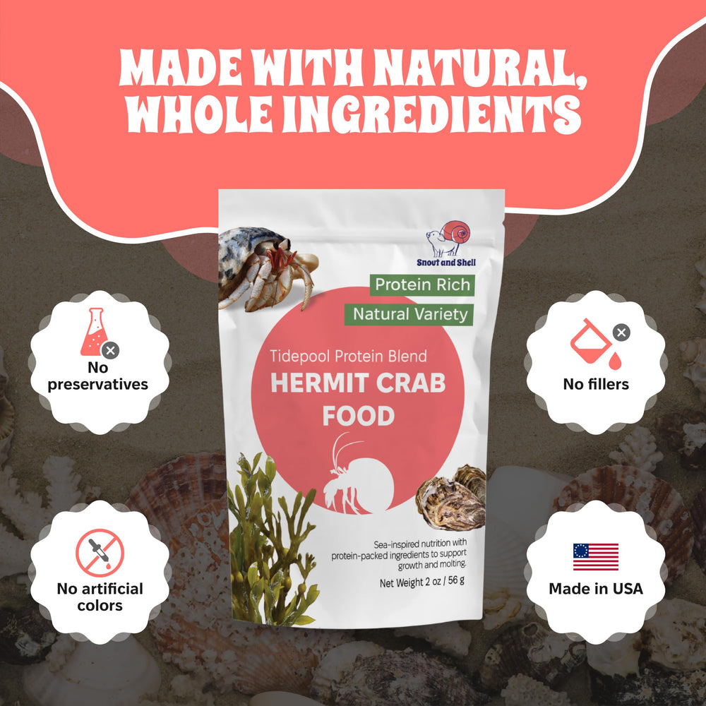 Snout et Shell Tidepool – minéraux clés pour un exosquelette sain et actif