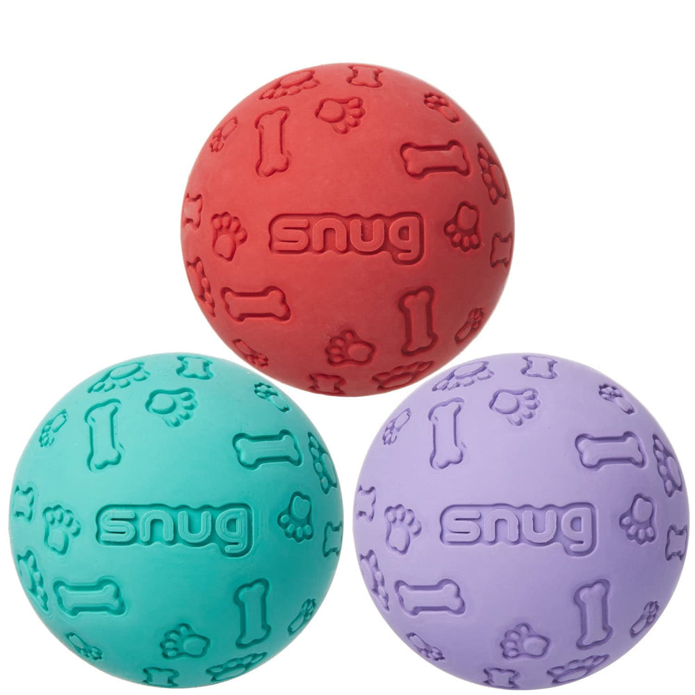 Balles Snug en caoutchouc — usage polyvalent pour jardin et parc.