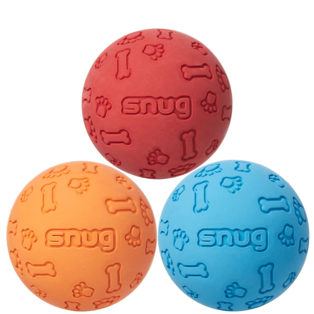 Balles Snug en couleurs vives pour des sessions de jeu attrayantes.