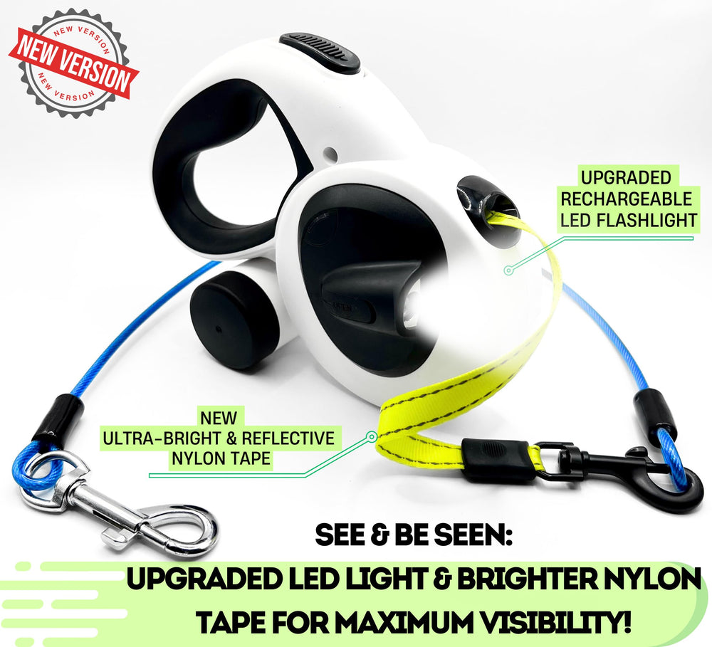Snuggle Paws avec lampe LED intégrée pour meilleure visibilité nocturne.
