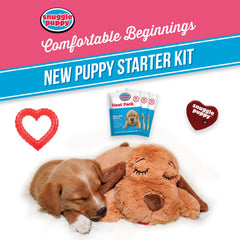 Snuggle Puppy jouet entrainement en cage: aide a reduire aboiements et anxiete