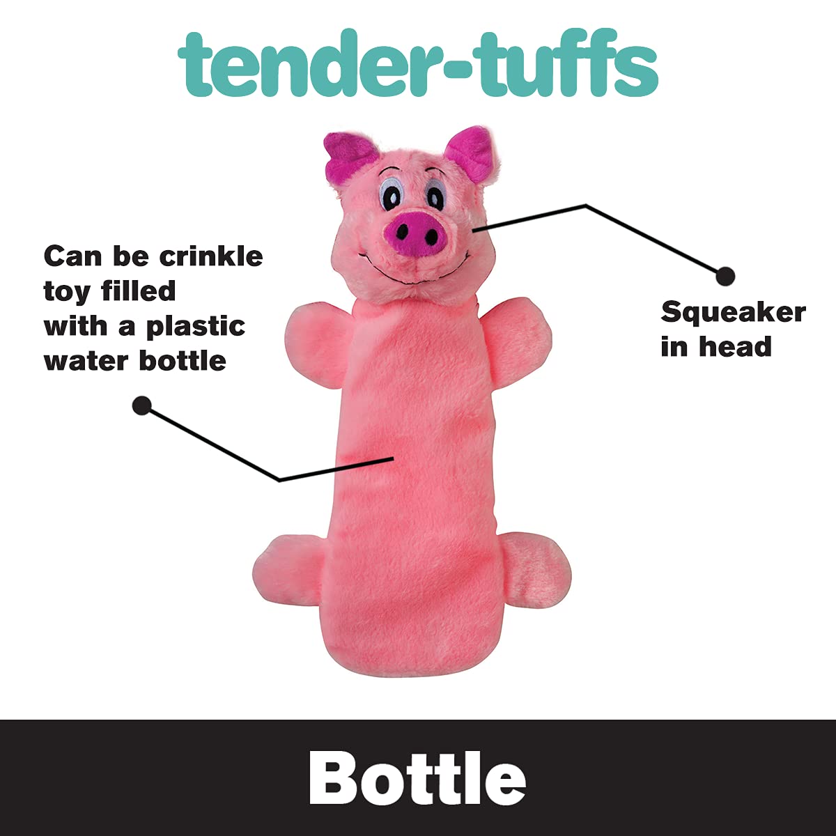 SnugglePuppy SmartPetLove taille moyenne-grande: jouet robuste pour chiens actifs.