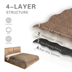 Snugglesinto doublure imperméable protège le canapé des petites fuites.