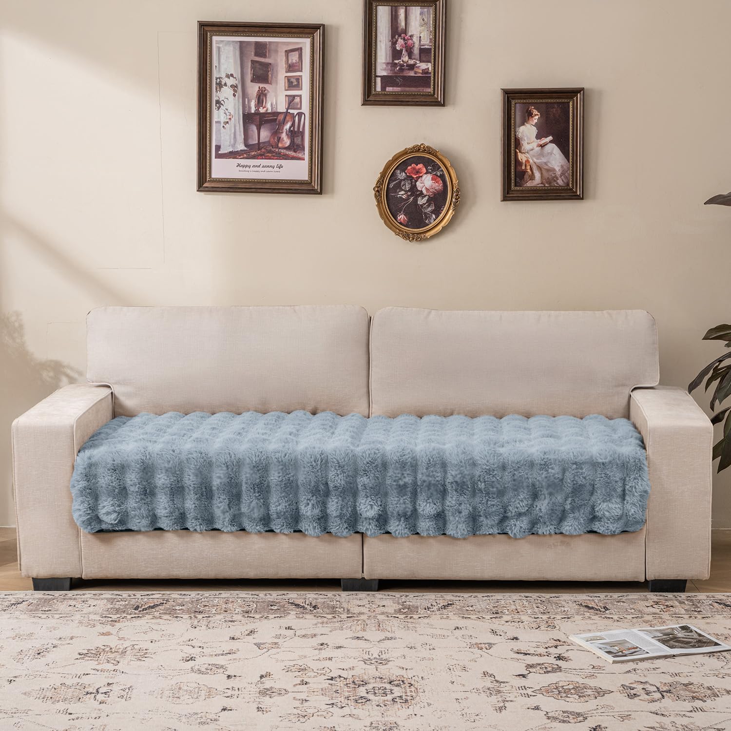 Snugglesinto Tapis multi-tailles adaptable à tout mobilier.