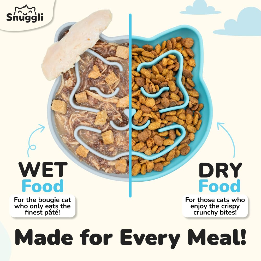 Snuggli bol chat d'une tasse, taille adaptée aux portions quotidiennes.
