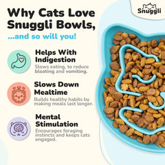 Snuggli bol chat compatible lave-vaisselle pour un entretien facile.
