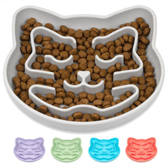 Bol Snuggli chat lent – enrichissement et repas plus calmes pour votre chat.