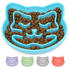 Snuggli bol lent pour chat ralentissant les bouchées pour un repas plus calme.