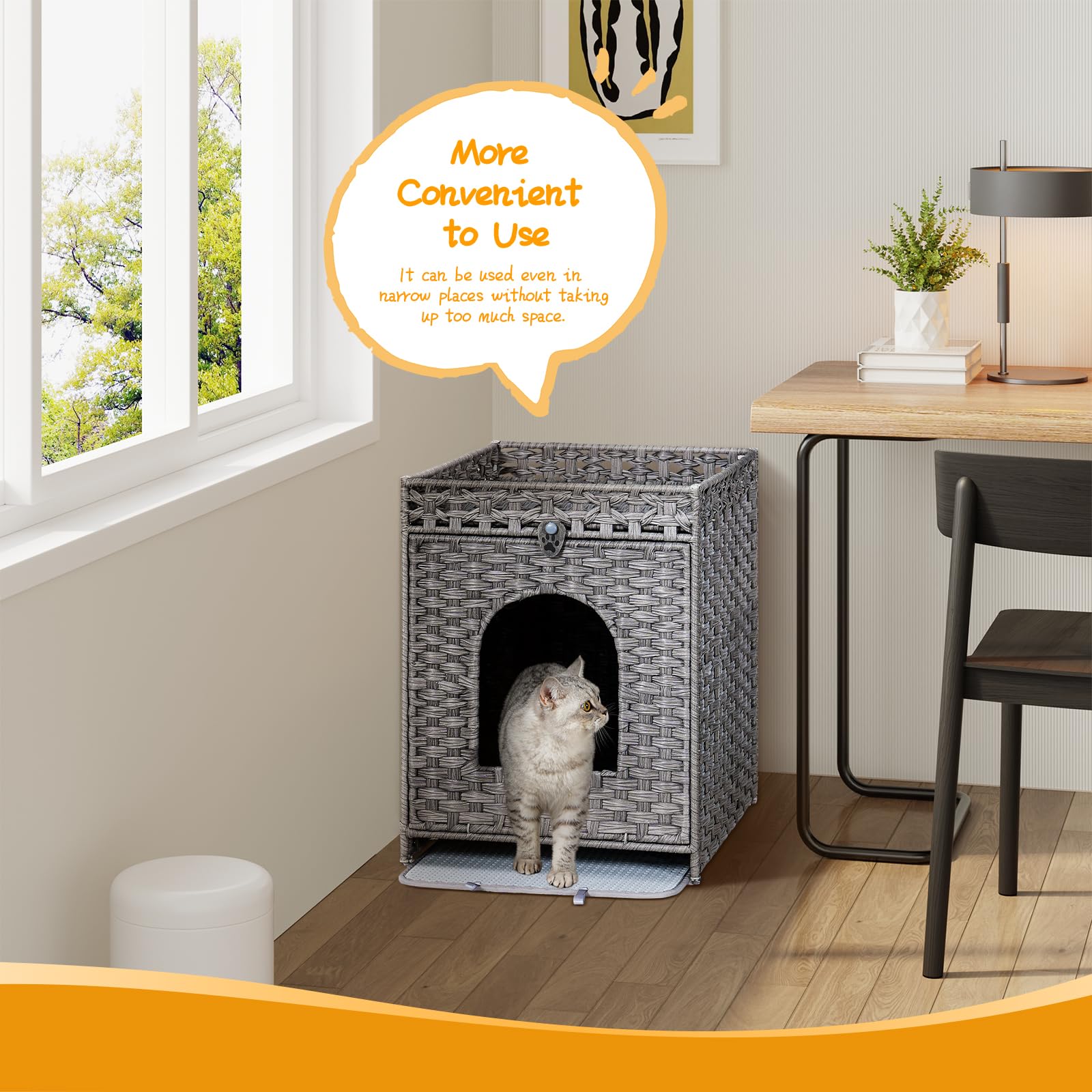 Snughome montage enclos chat rapide: installation sans outil complexe.