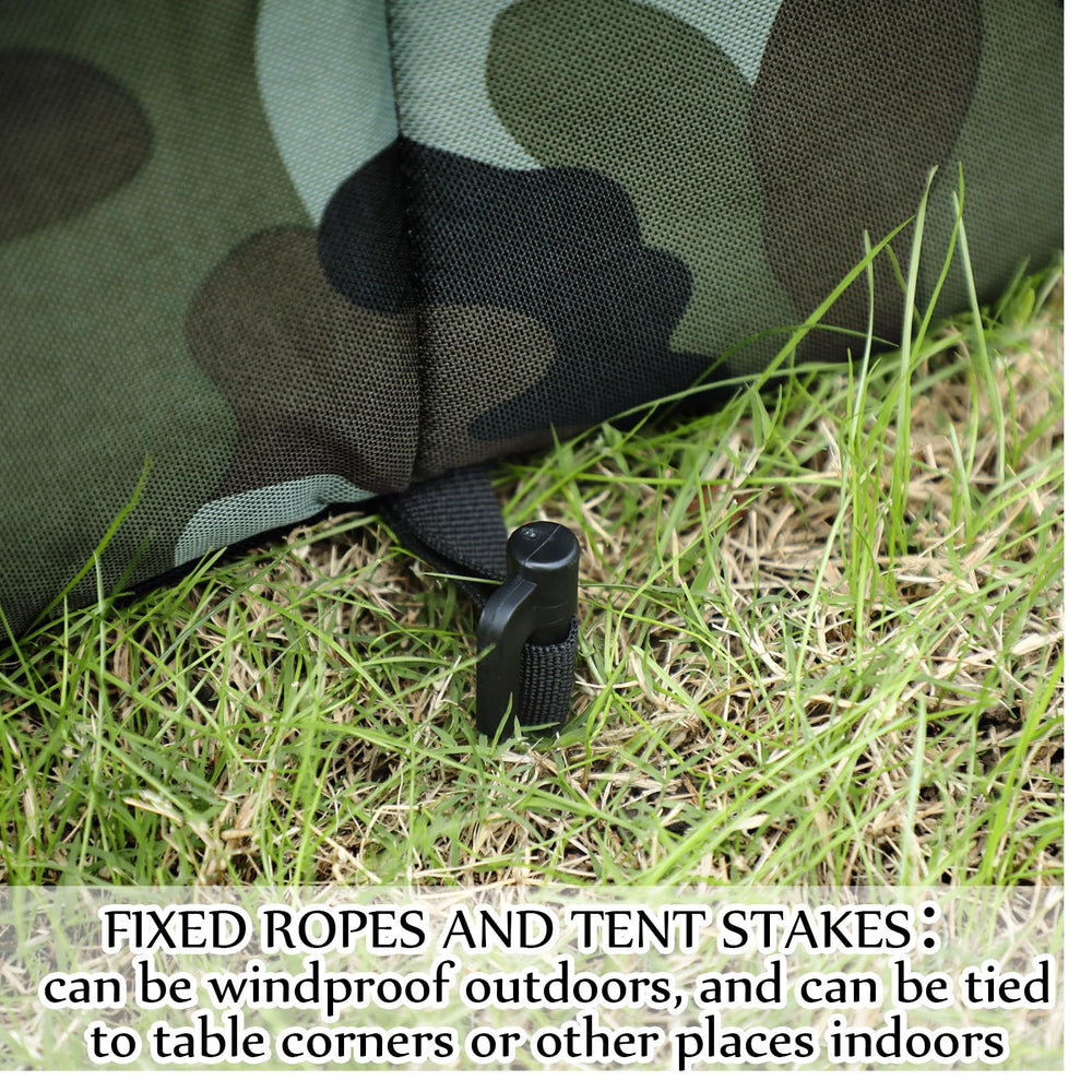 Soaoo habitat animal portable camouflage, parfait pour les balades en plein air.